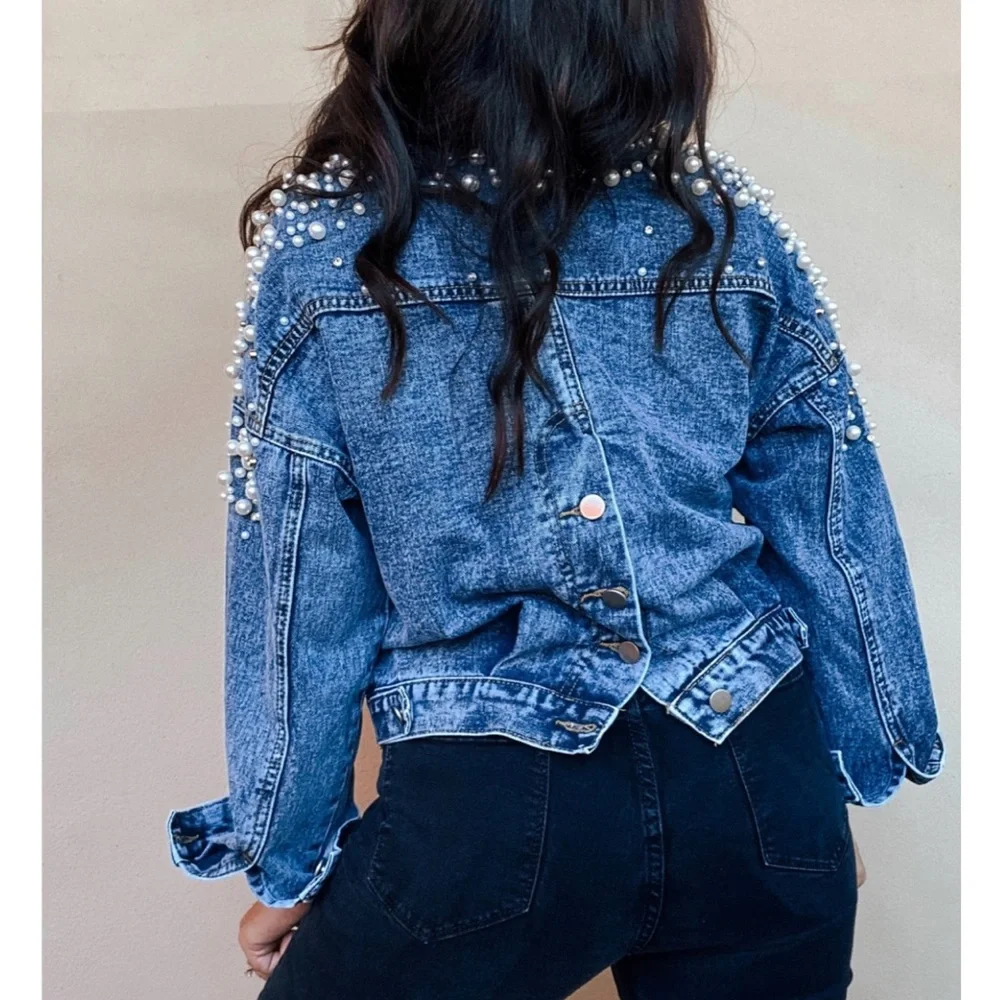 Pearl denim jacket - Picture 3 of 5